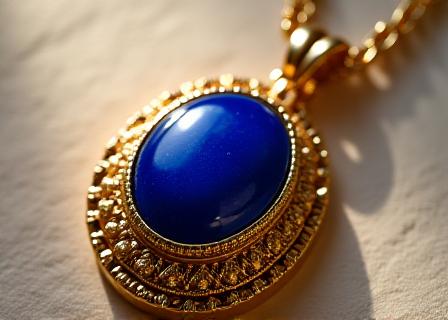 Pendente in oro e lapislazzuli